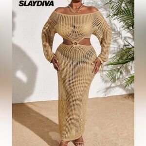 SHEIN - WOMENS BEACH COVERUP - SIZE 1XL